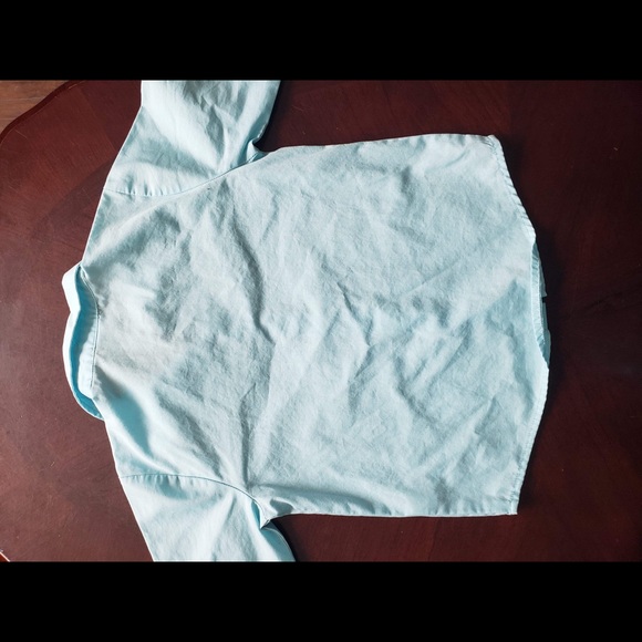 Blue button down with vest - Picture 4 of 8